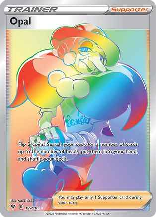Opal (Secret) 197/185 - SWSH04 Vivid Voltage Holofoil