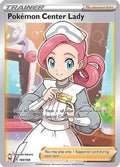 Pokemon Center Lady (Full Art) 185/185 - SWSH04 Vivid Voltage Holofoil