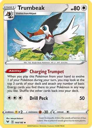 Trumbeak 144/185 - SWSH04 Vivid Voltage