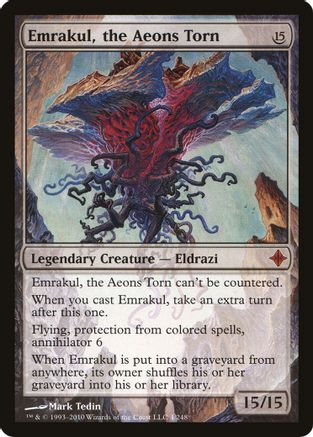 Emrakul, the Aeons Torn (Rise of the Eldrazi) (OVER-004) - Oversize Cards