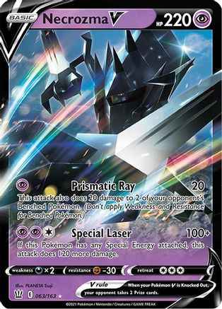 Necrozma V 063/163 - SWSH05 Battle Styles Holofoil