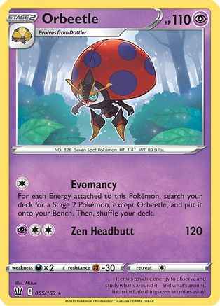 Orbeetle 065/163 - SWSH05 Battle Styles Holofoil