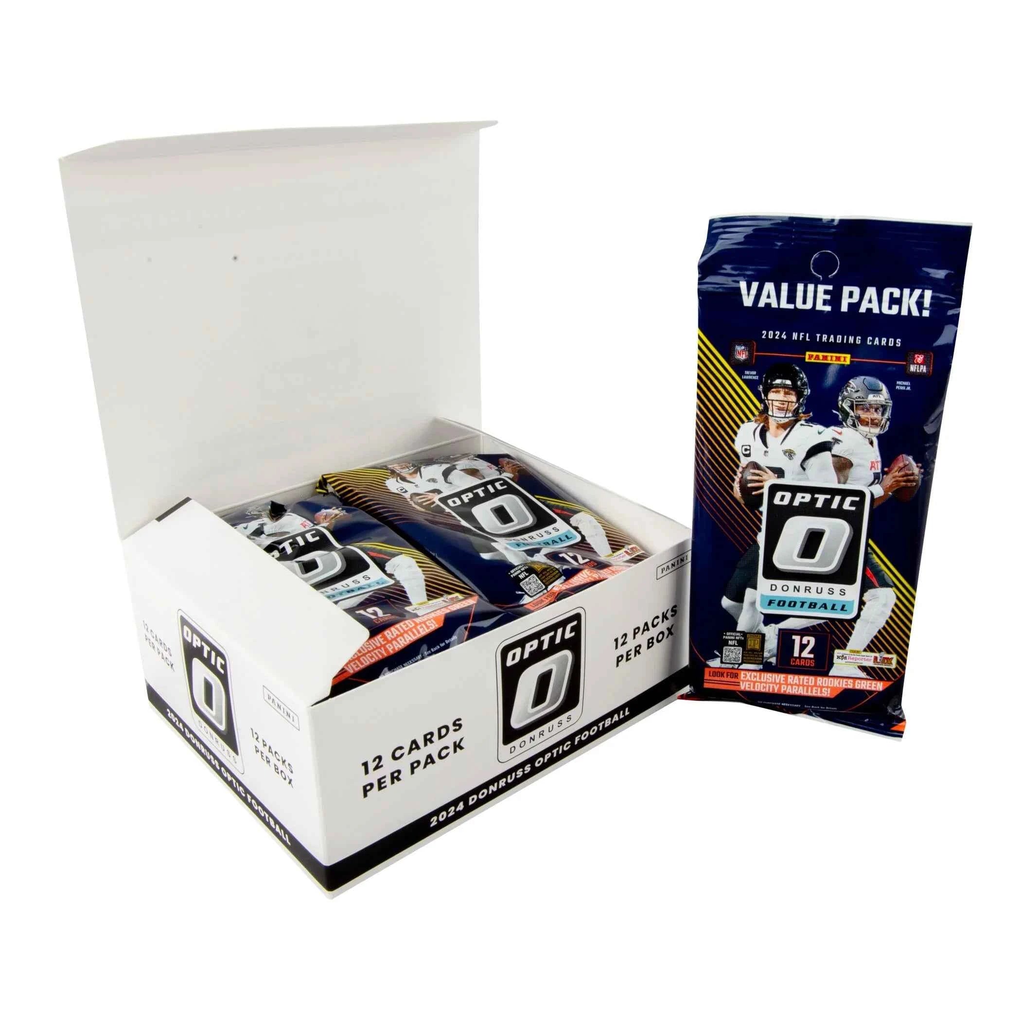 2024 Panini Donruss Optic Football Jumbo Value 12-Pack Box