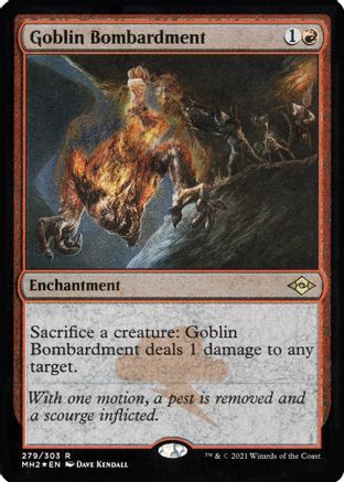 Goblin Bombardment (Foil Etched) (MH2-279) - Modern Horizons 2 Foil