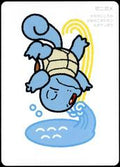 Pokemon Japanese Taruka Playing Card - Squirtle with Reading Card