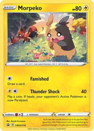 Morpeko SWSH116/307 - SWSH Sword & Shield Promo Cards Holofoil