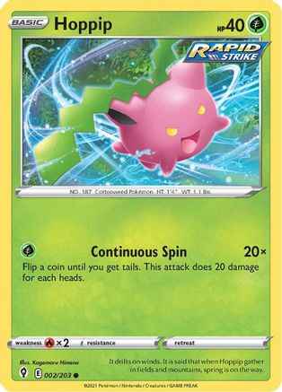 Hoppip 002/203 - SWSH07 Evolving Skies