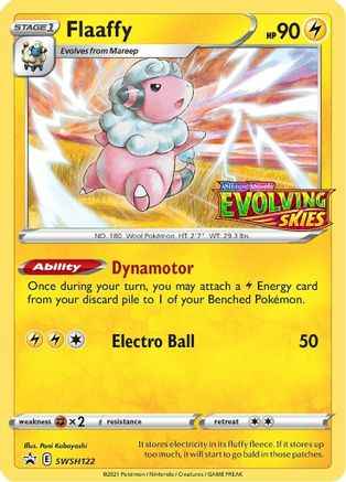 Flaaffy (Prerelease) SWSH122/307 - SWSH Sword & Shield Promo Cards Holofoil