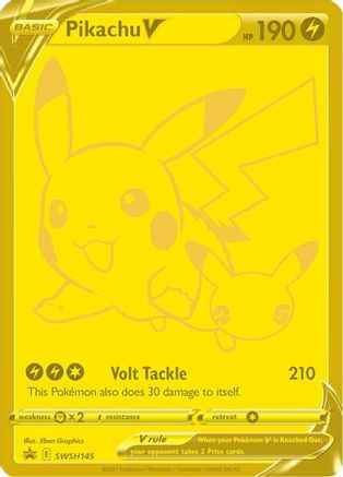 Pikachu V SWSH145/307 - SWSH Sword & Shield Promo Cards Holofoil
