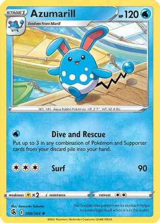 Azumarill 059/264 - SWSH08 Fusion Strike