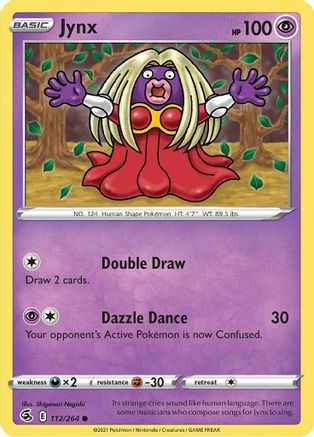 Jynx 112/264 - SWSH08 Fusion Strike