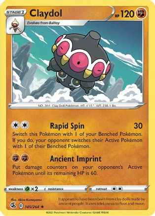 Claydol 145/264 - SWSH08 Fusion Strike