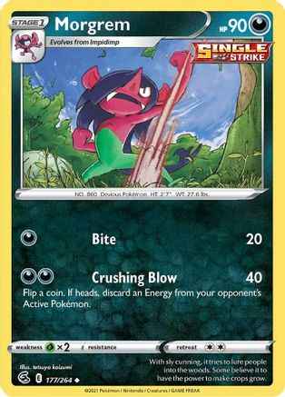 Morgrem 177/264 - SWSH08 Fusion Strike