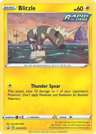 Blitzle SWSH173/307 - SWSH Sword & Shield Promo Cards Holofoil