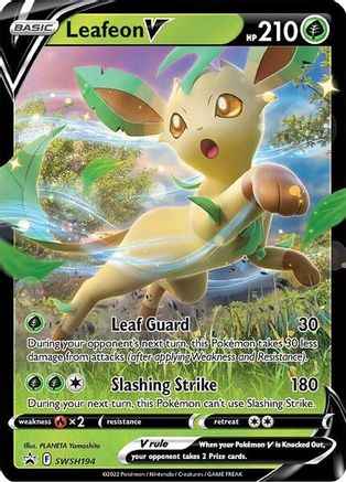 Leafeon V SWSH194/307 - SWSH Sword & Shield Promo Cards Holofoil