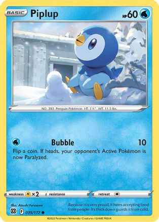 Piplup 035/172 - SWSH09 Brilliant Stars