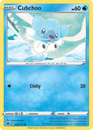 Cubchoo 042/172 - SWSH09 Brilliant Stars