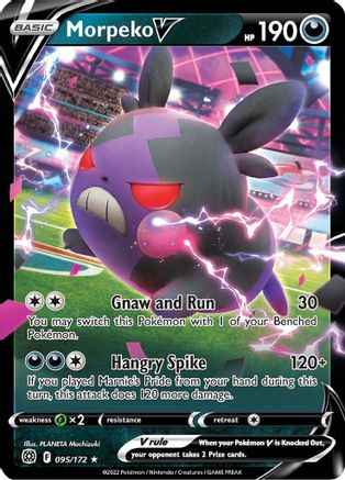 Morpeko V 095/172 - SWSH09 Brilliant Stars Holofoil