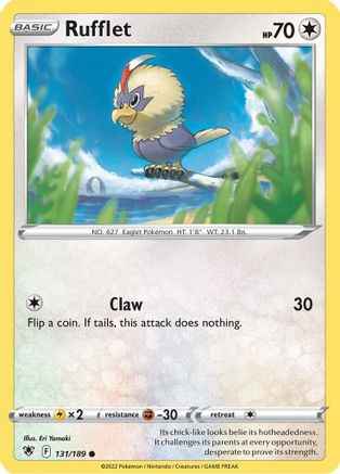 Rufflet 131/189 - SWSH10 Astral Radiance