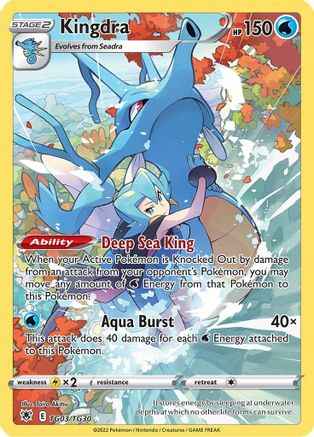 Kingdra TG03/TG30 - SWSH10 Astral Radiance Trainer Gallery Holofoil