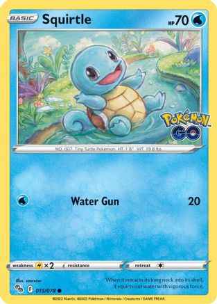 Squirtle 015/078 - Pokemon GO