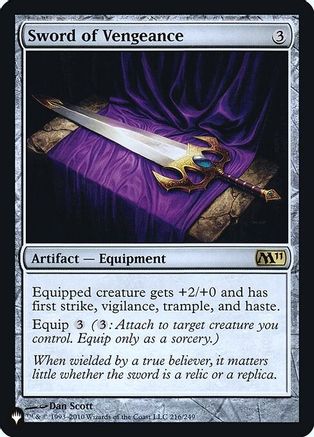 Sword of Vengeance (LIST-216) - The List Reprints