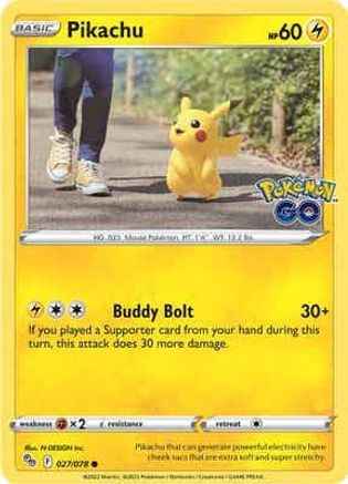 Pikachu 027/078 - Pokemon GO