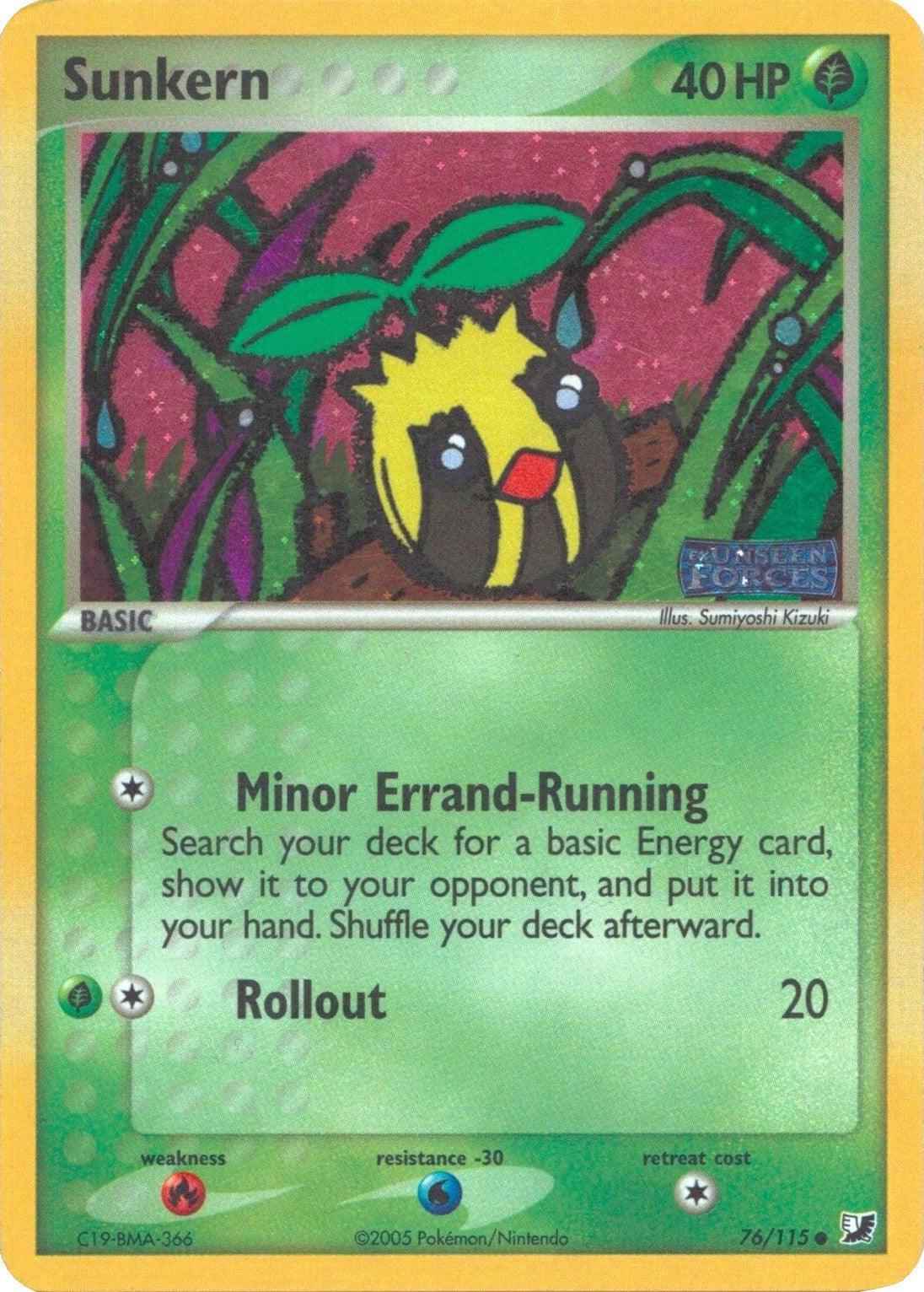 Sunkern (76/115) (Stamped) [EX: Unseen Forces]