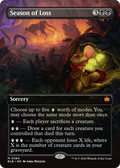 Season of Loss (BLB-284) - Bloomburrow: (Showcase) (Borderless) Foil