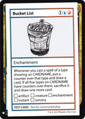Bucket List (CMB1-) - Mystery Booster Playtest Cards 2019