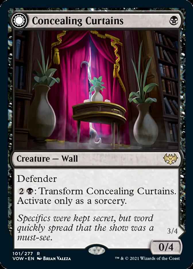 Concealing Curtains // Revealing Eye (VOW-101) - Innistrad: Crimson Vow: (Double Faced Transform)