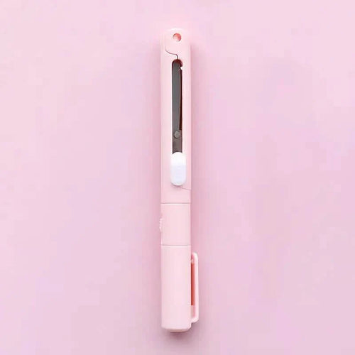 3-Pack: 2-in-1 Pen Style Scissors with Paper Cutter
