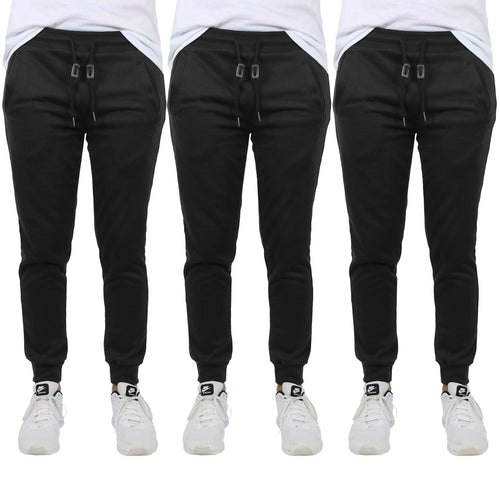3-Pack: Men's French Terry Slim-Fit Jogger