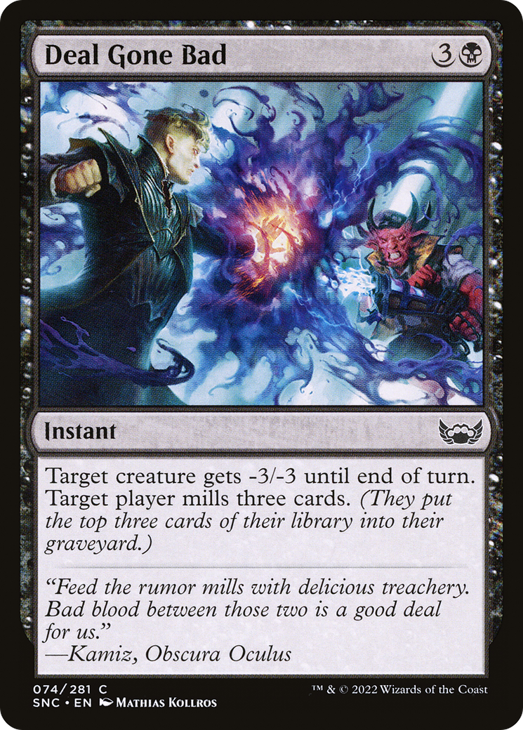Deal Gone Bad (SNC-074) - Streets of New Capenna Foil