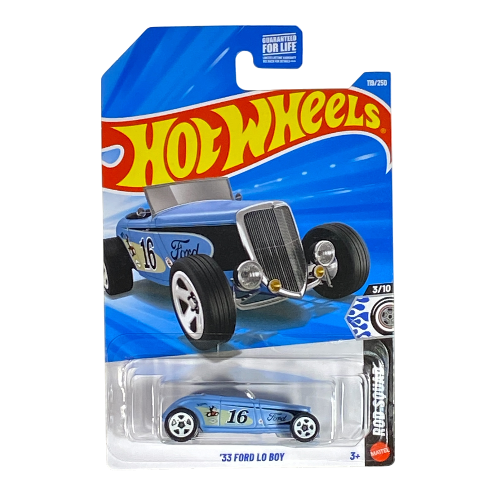 Hot Wheels '33 Ford Lo Boy | Rod Squad Series 3/10