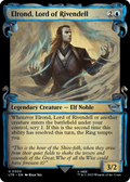 Elrond, Lord of Rivendell (LTR-500) - The Lord of the Rings: Tales of Middle-earth: (Showcase) Foil