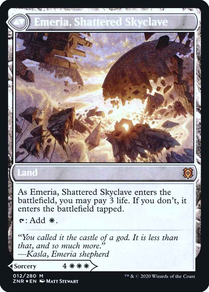 Emeria's Call // Emeria, Shattered Skyclave (PRE-12S) - Zendikar Rising Promos Foil