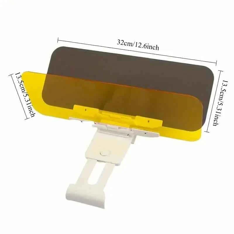 Dual-Use Car Sun Visor – Polarized Day & Night Anti-Glare, UV Resistant