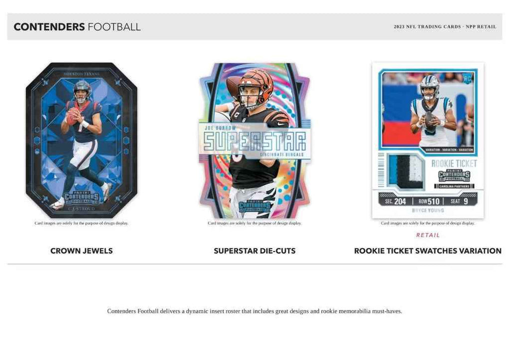 2023 Panini Contenders Football Mega Box (Teal Parallels)