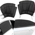 4-Piece Set: Car Window Shades For Front And Back Window