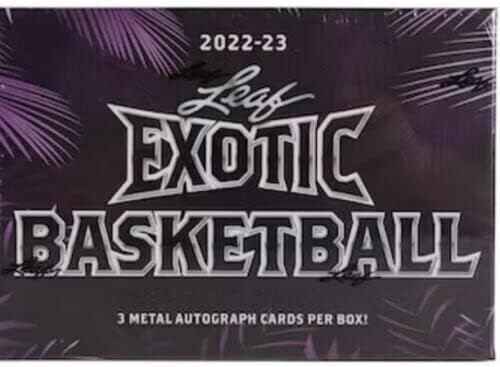 2022-23 Leaf Exotic Basketball Hobby Box