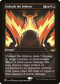 Unleash the Inferno (SNC-402) - Streets of New Capenna: (Showcase) Foil
