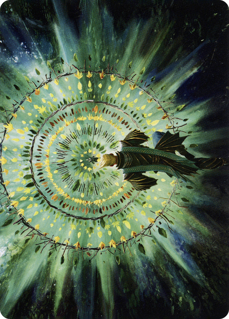 Verdant Mastery Art Card (ASSTX-019) - Strixhaven Art Series (Borderless)