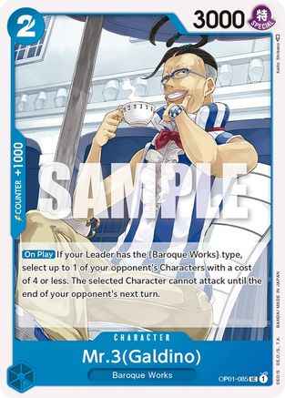Mr.3 (Galdino) (OP01-085) - Romance Dawn