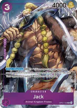 Jack (Parallel) (OP01-102) - Romance Dawn Foil