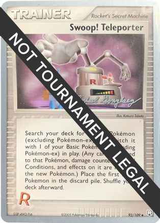 Swoop! Teleporter 2005 (Michael Gonzalez) 092 - World Championship Decks