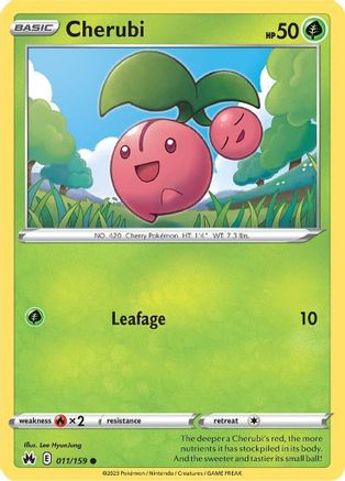 Cherubi 011/159 - Crown Zenith Reverse Holofoil