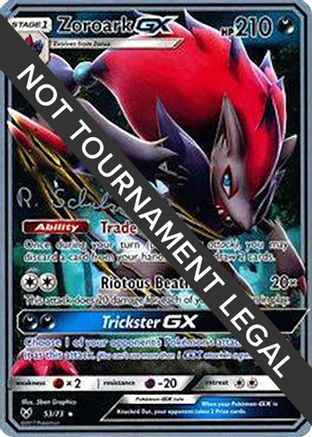 Zoroark GX 2018 (Robin Schulz) 053 - World Championship Decks