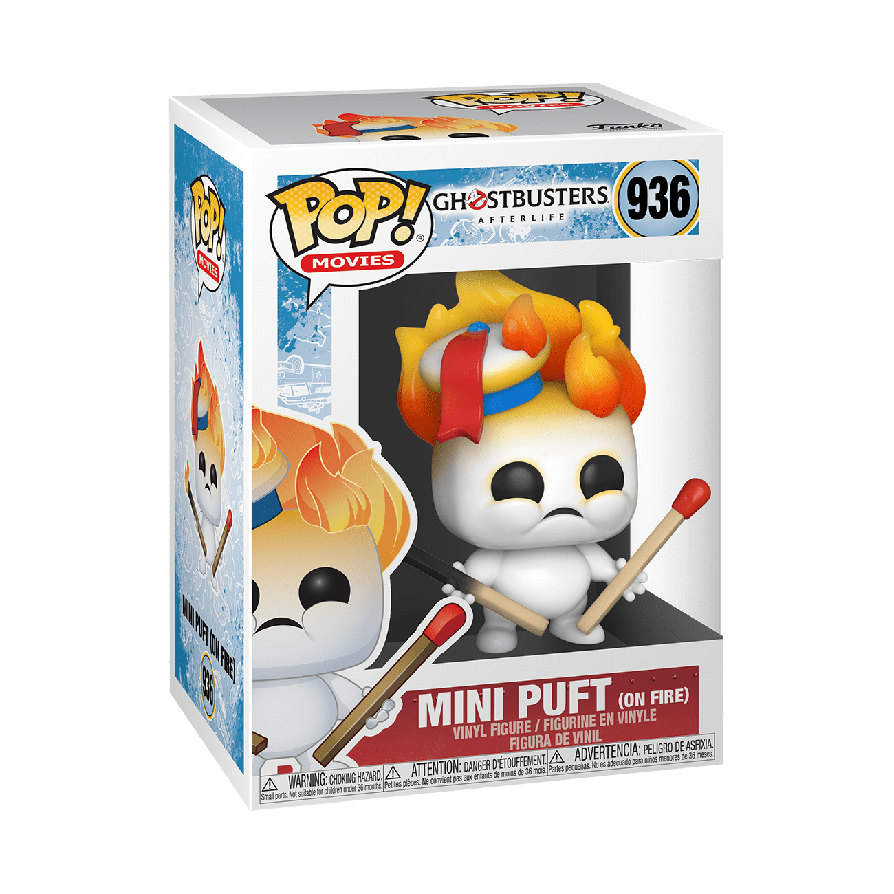 POP! Movies: Ghostbusters: Afterlife - Mini Puft on Fire