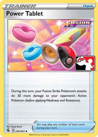 Power Tablet 236/264 - Prize Pack Series Cards